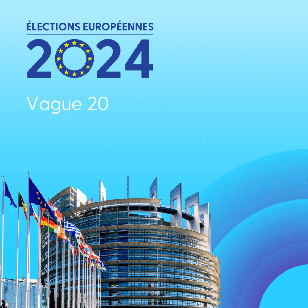 Baromètre d’intentions de vote aux élections européennes 2024 – Vague 20
