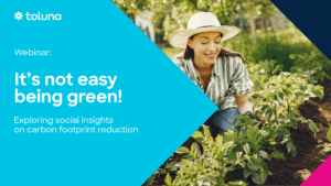 On-demand webinar to explore the social insights on carbon footprint reduction and sustainability