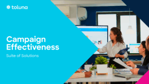 Reviewing the results of campaign analysis and discussing solutions to improve campaign effectiveness in the office