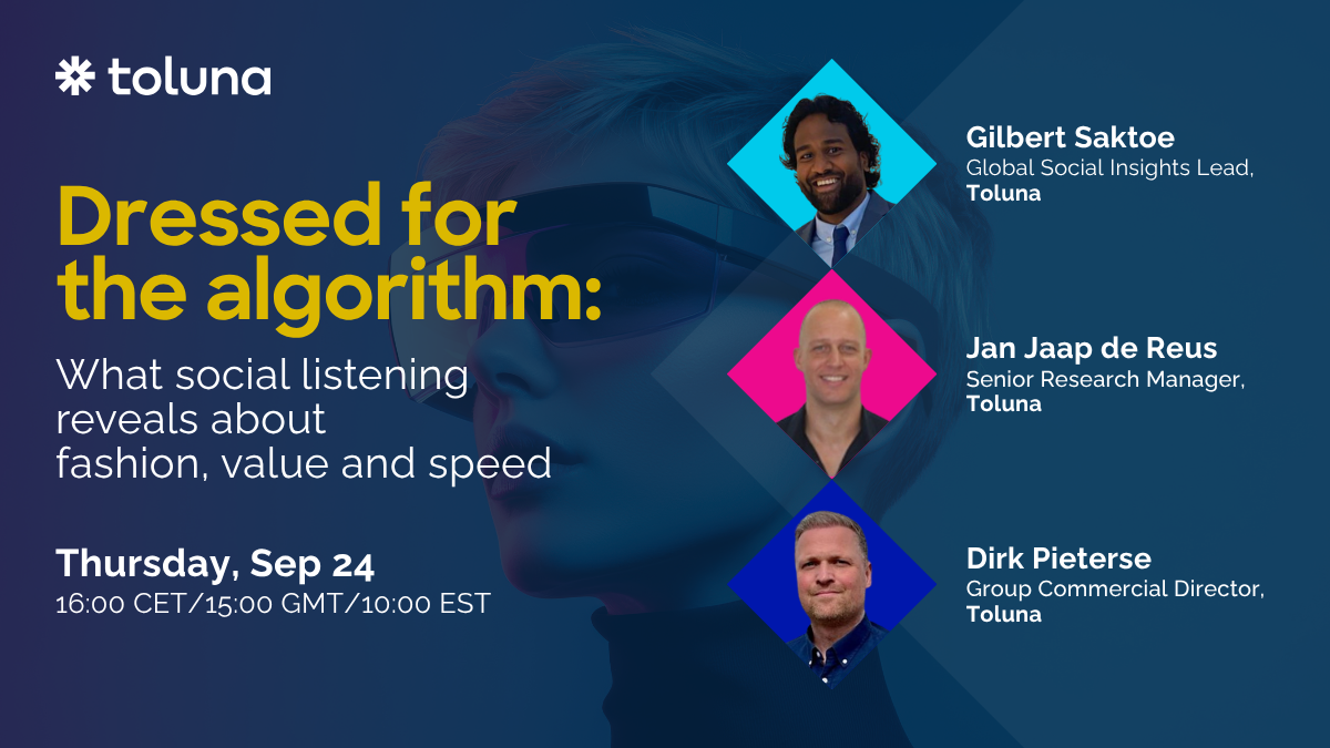 Webinar: Dressed for the algorithm – what consumer generated content reveals about fashion, value and speed