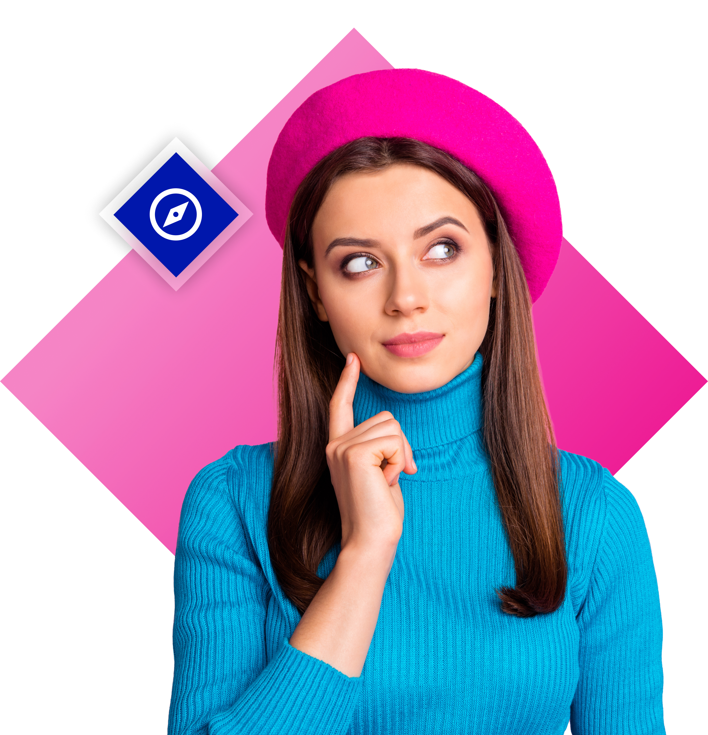 Woman considering different choices, representing how mental availability strategies vary between market leaders and challenger brands across Category Entry Points